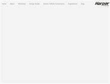 Tablet Screenshot of harpersportscars.com